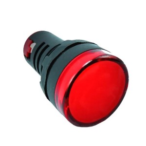 SINALEIRO MONOBLOCO 22CM 220VCA VERMELHO