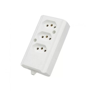 TOMADA EXTENSÃO 3 TOMADAS BRANCA 10A INTERNEED
